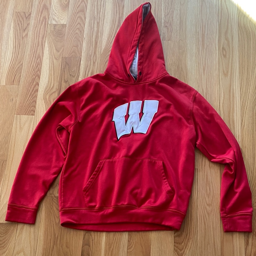 Wisconsin Badger Red Hoodie